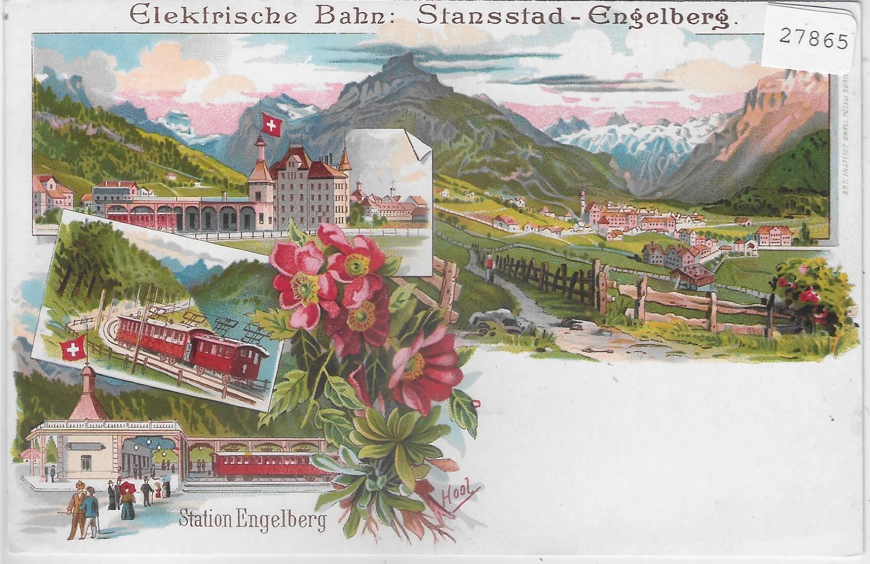 Ansichtskarten: Elektrische Bahn - Stansstad-Engelberg – Gebraucht aus Ettingen von Kartenplanet