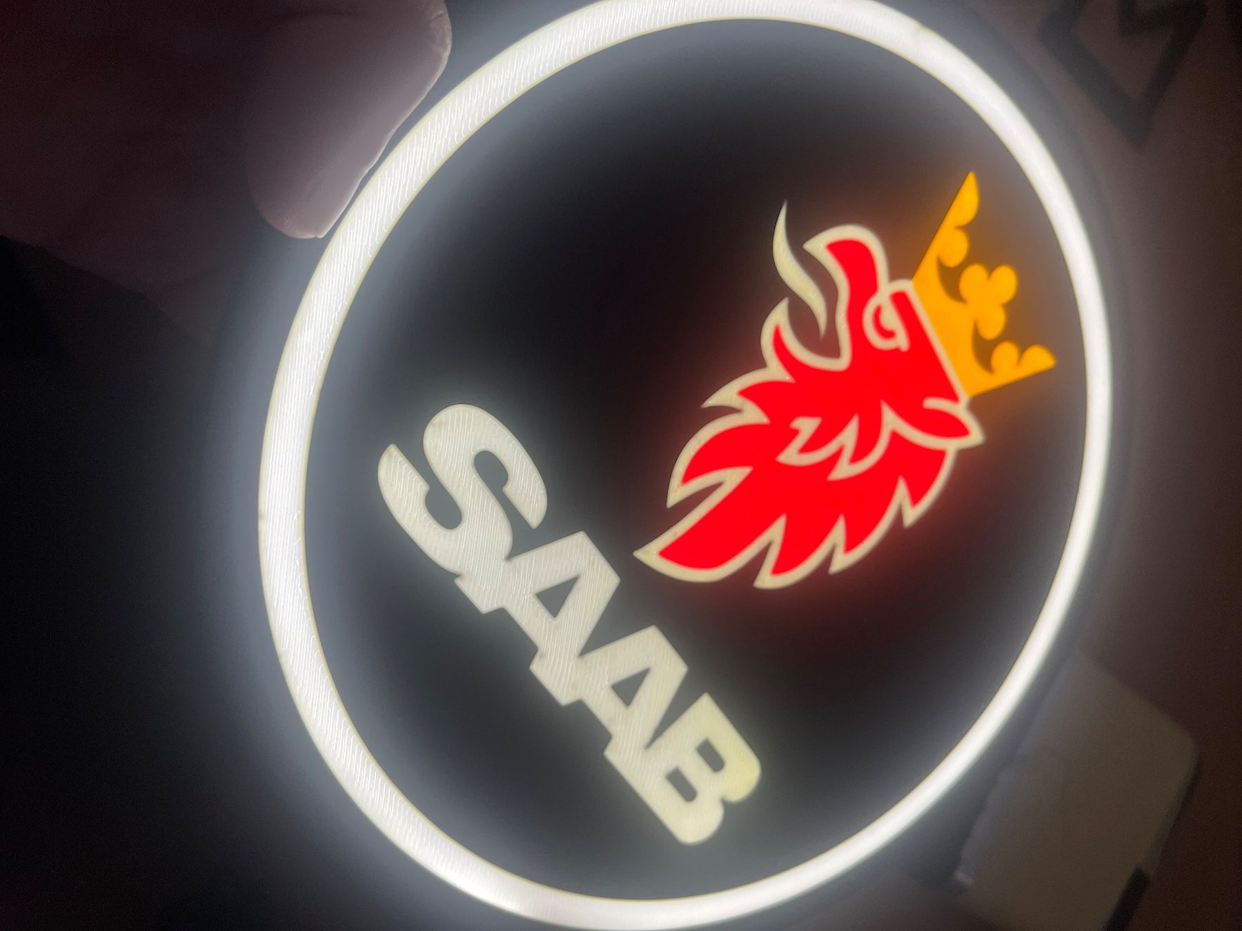 Tutte le decorazioni: Enseigne lumineuse SAAB – Nuovo (secondo la descrizione) da Noville venduto da Berlusconi55