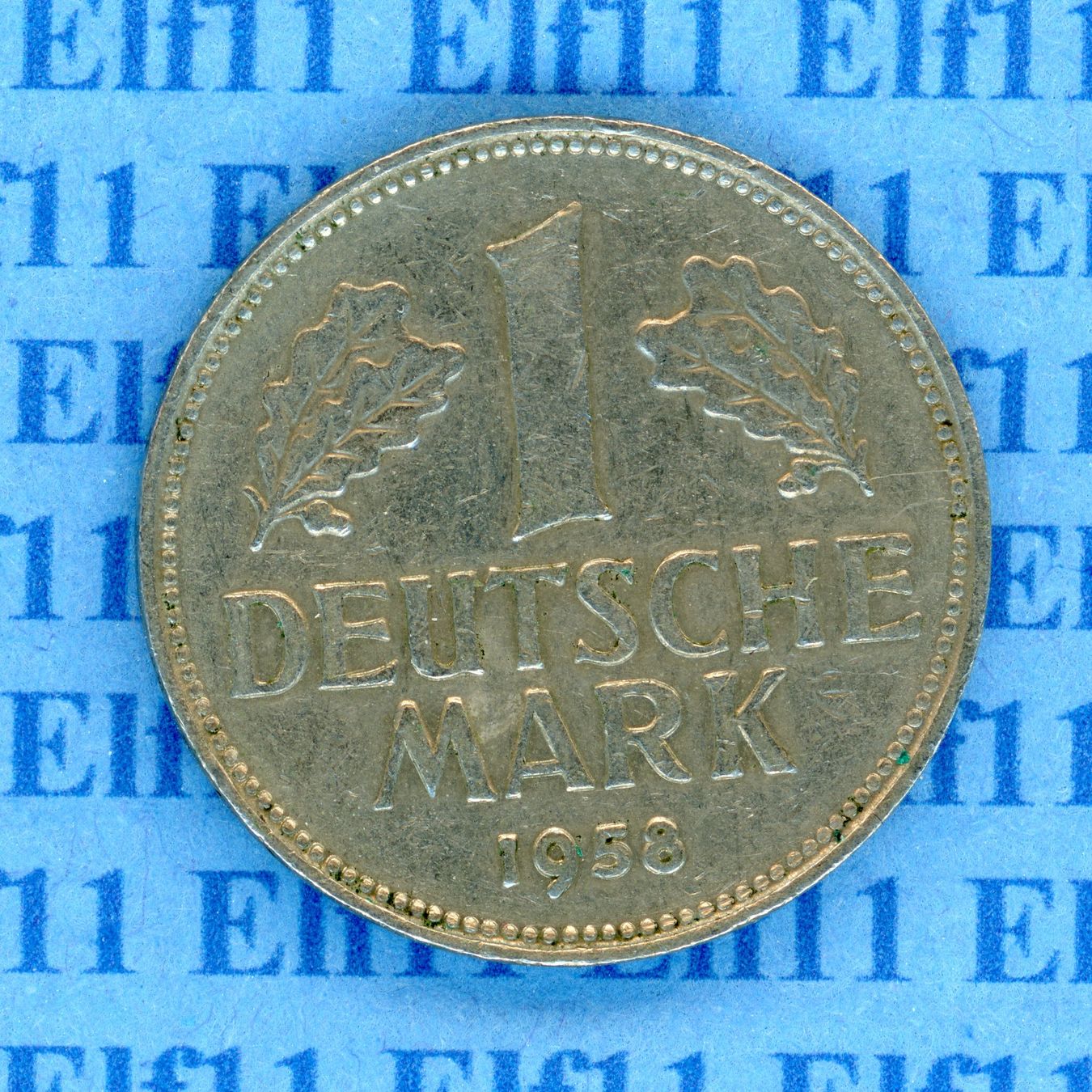 Tutti le monete: DEM___1.00 1958G -vz 1 Deutsche Mark – Usato da Widnau venduto da Elf11
