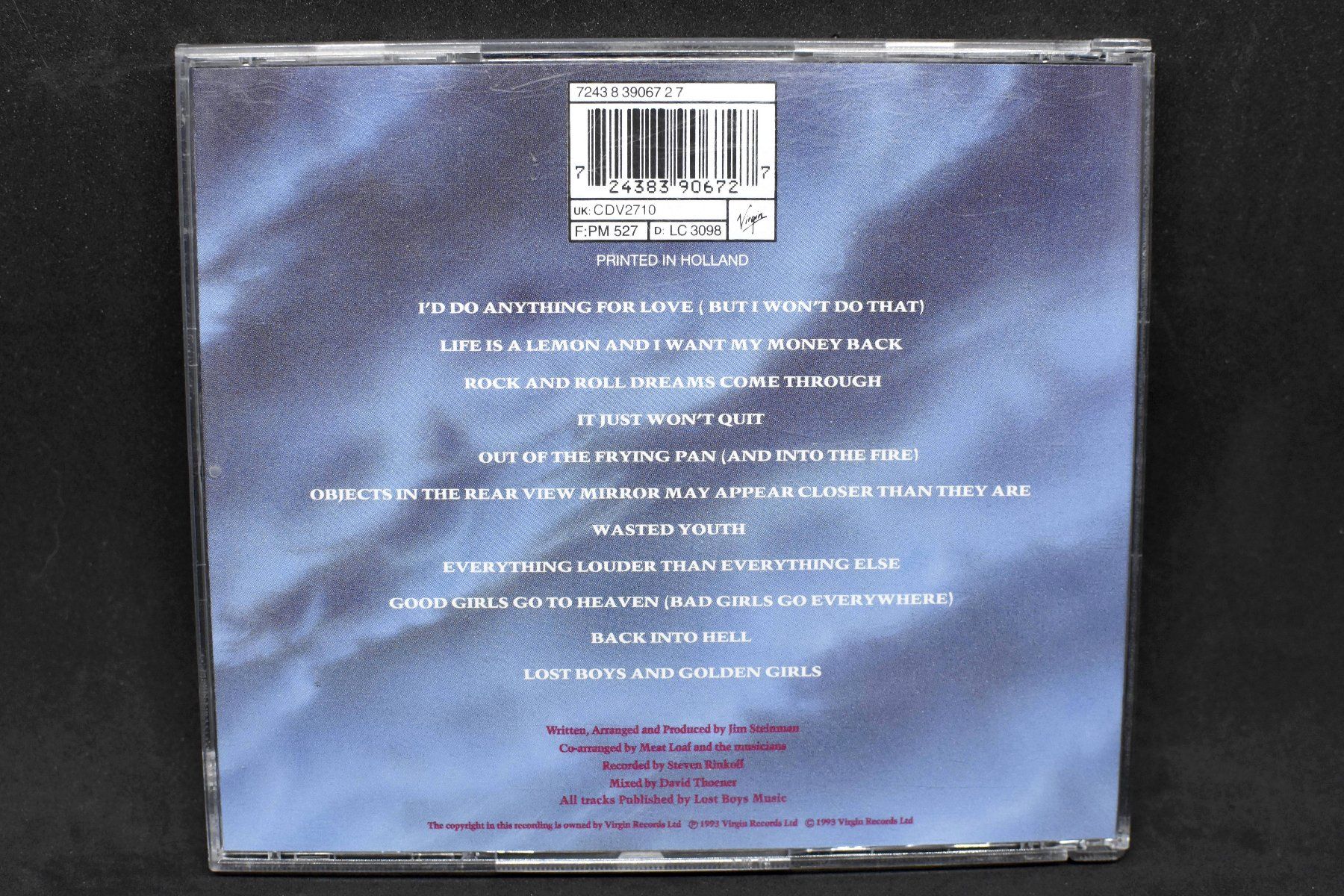 CD: Meat Loaf - Bat Out of Hell II Back Into Hell – Usato da Belmont-sur-Yverdon venduto da ag97 2
