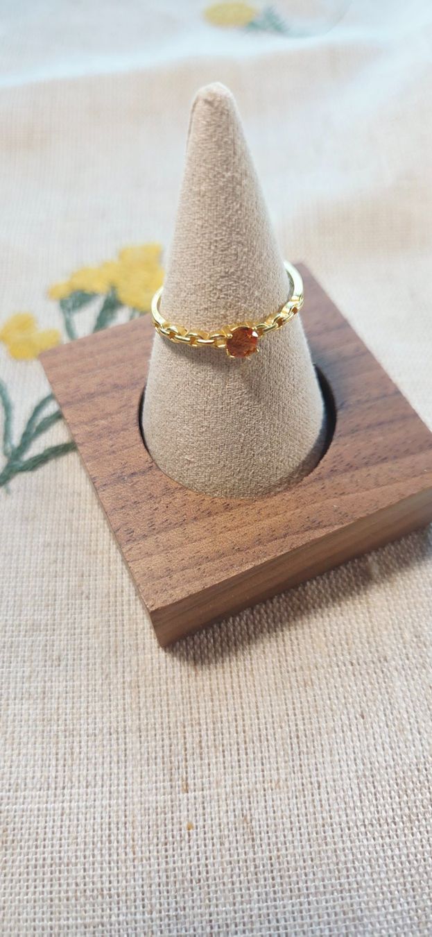 Anelli: NEW - S925 Citrine Ring (Adjustable) – Nuovo (secondo la descrizione) da Zürich venduto da cin_wcf6 5