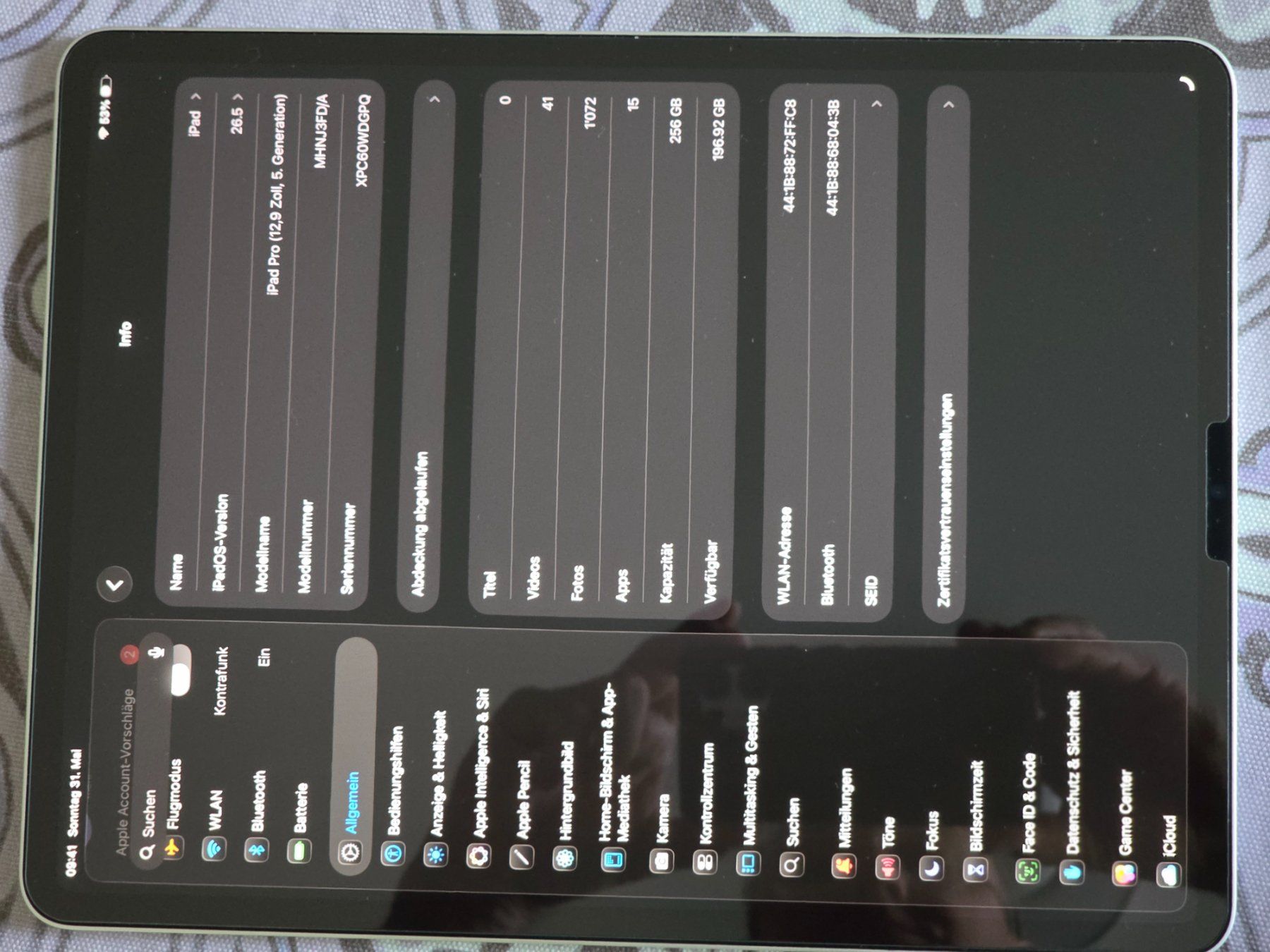 Apple Tablet PC: Ipad pro 12.9 - 5 Gen. 256 GB mit Magic Keyboard – Usato da Bülach venduto da ms12983 1