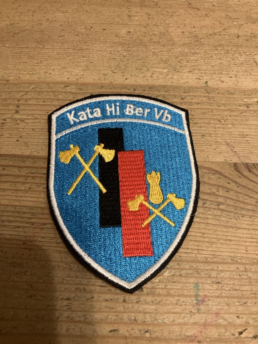Schweizer Armee Toppe: Badge Katastrophenhilfe Bereitschafts Verband – Usato da Maienfeld venduto da schpiss