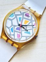 Swatch Uhr Swiss Made Analog mit Farbmuster 
