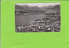 Flugaufnahme: Luzern und die Alpen