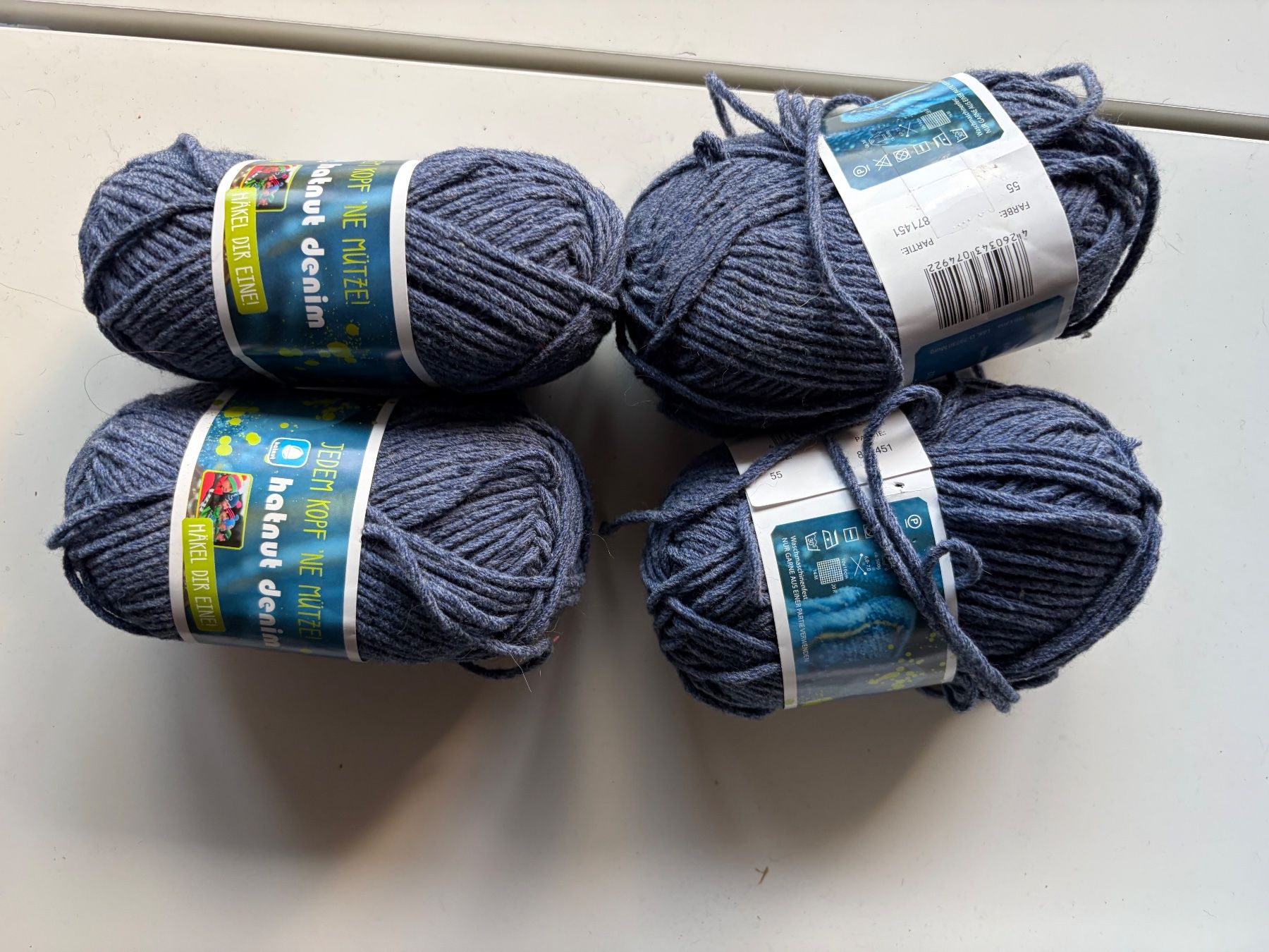 Laine: 4 Knäuel Denim Hatnut – Neuf (Voir description) à Büsserach par bor_s88m 2
