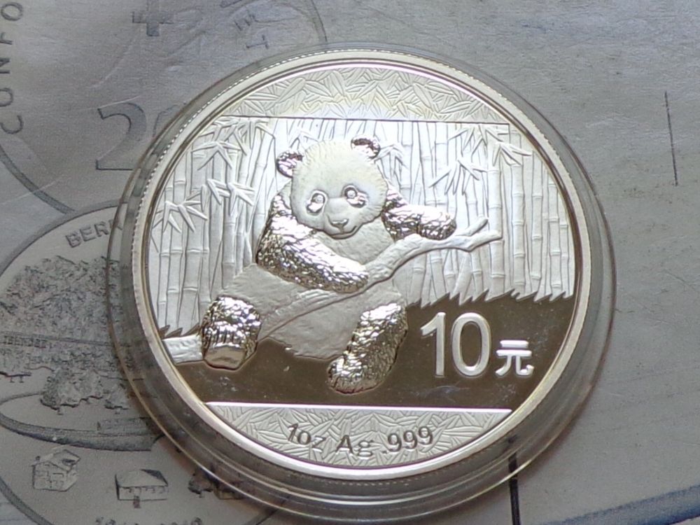 Panda 2014 1 oz Ag.999 - dans sa capsule d'origine (Neu und ...
