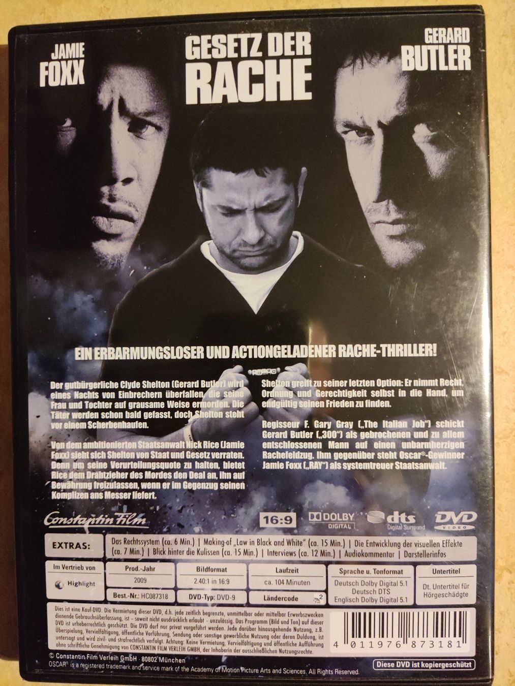 Tutti i DVDs: Gesetz der Rache (DVD) – Usato da Basel venduto da Alacant 1