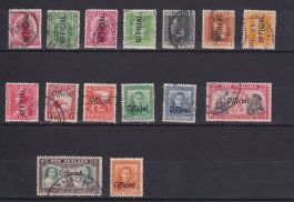 Neuseeland, 15 versch. Dienstmarken gest.