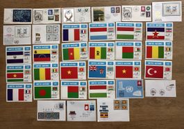 Nations Unies - 33x gemischtes Lot