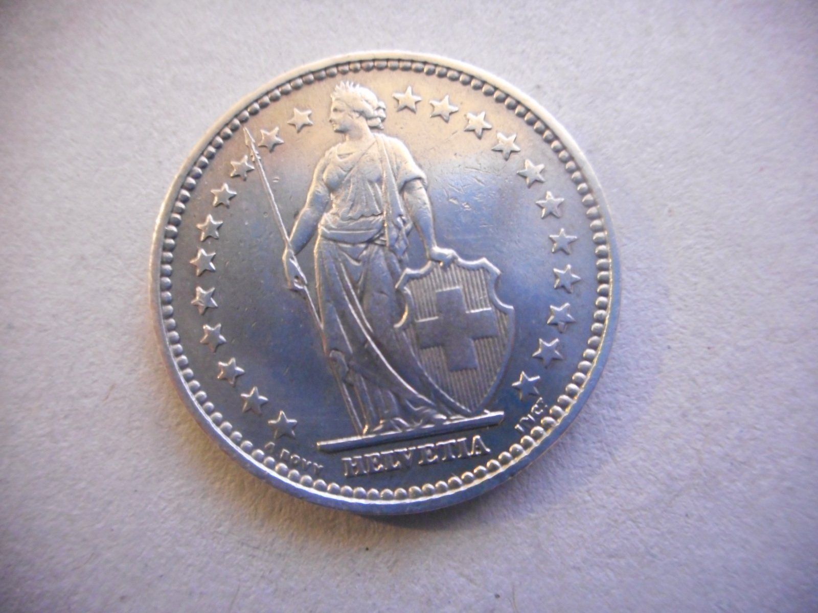 Tutti le monete: 2 Fr. 1906 silber  vorz – Usato da Kriegstetten venduto da pizlad2010 2