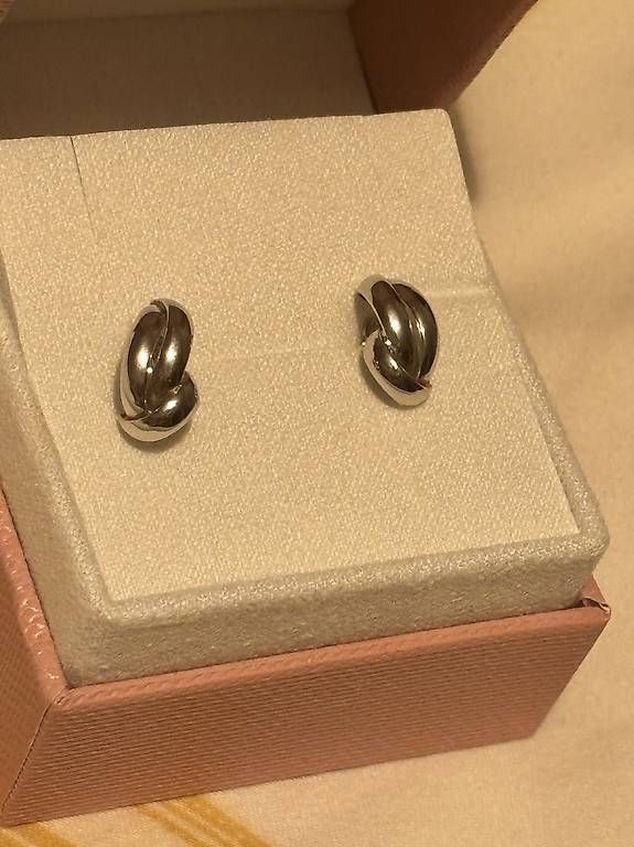 Orecchini pendenti & Orecchini a lobo: Neue weissgold Ohrstecker – Nuovo e nell'imballaggio originale da Spreitenbach venduto da seida76 1
