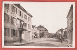 Travers - Hôtel Henchoz - Fotokarte ca. 1930