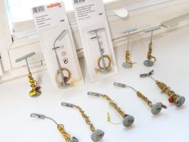 Märklin 10 x Laternen & Leuchten Set H0 - 7280/7281