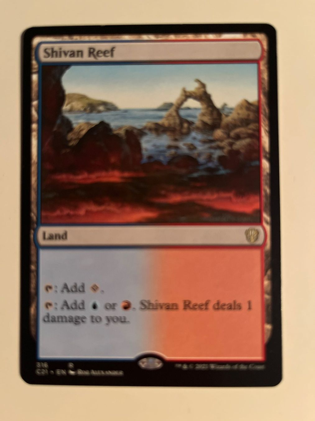 Magic The Gathering Carte collezionabili: 1 x Shivan Reef - Magic: The Gathering - MtG – Usato da Kriens venduto da Shadi1980