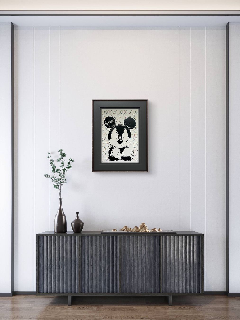 Grafica & Litografie: DEATH NYC : Vuitton Angry Mickey Mouse – Nuovo (secondo la descrizione) da Basel venduto da La.Bonne.affaire