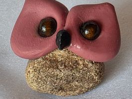 Eule Figur ist Naturstein Handgemacht einzigartige Figuren