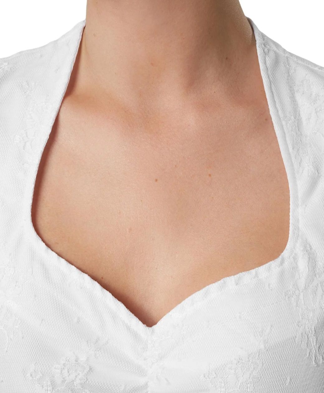 Costumi: neue Dirndlbluse weiss Gr. M, Oktoberfest – Nuovo e nell'imballaggio originale da Necker venduto da liq24 1
