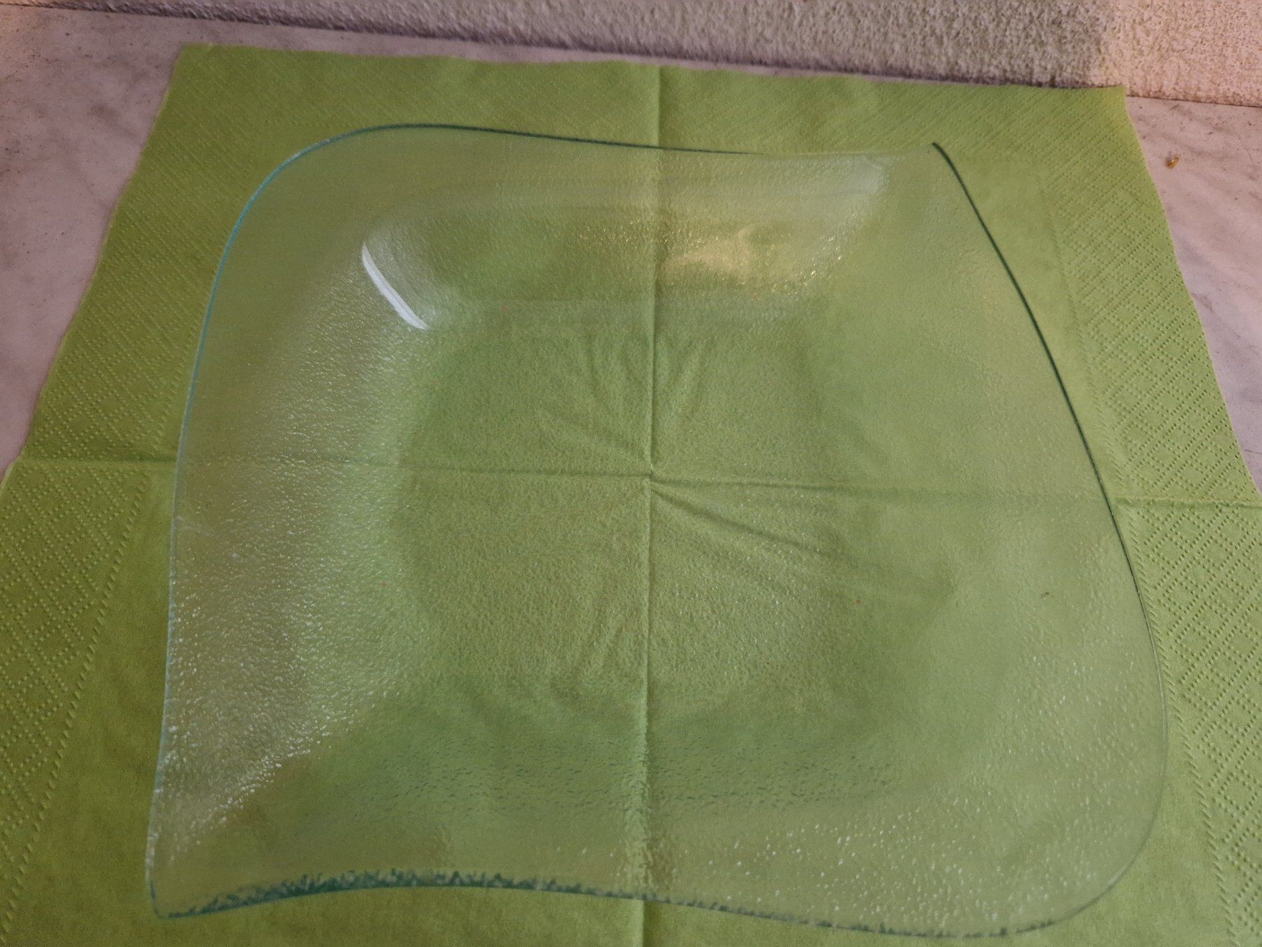 Piatti: 4 Eckig Glas Teller – Usato da Niederbipp venduto da Trude04 3