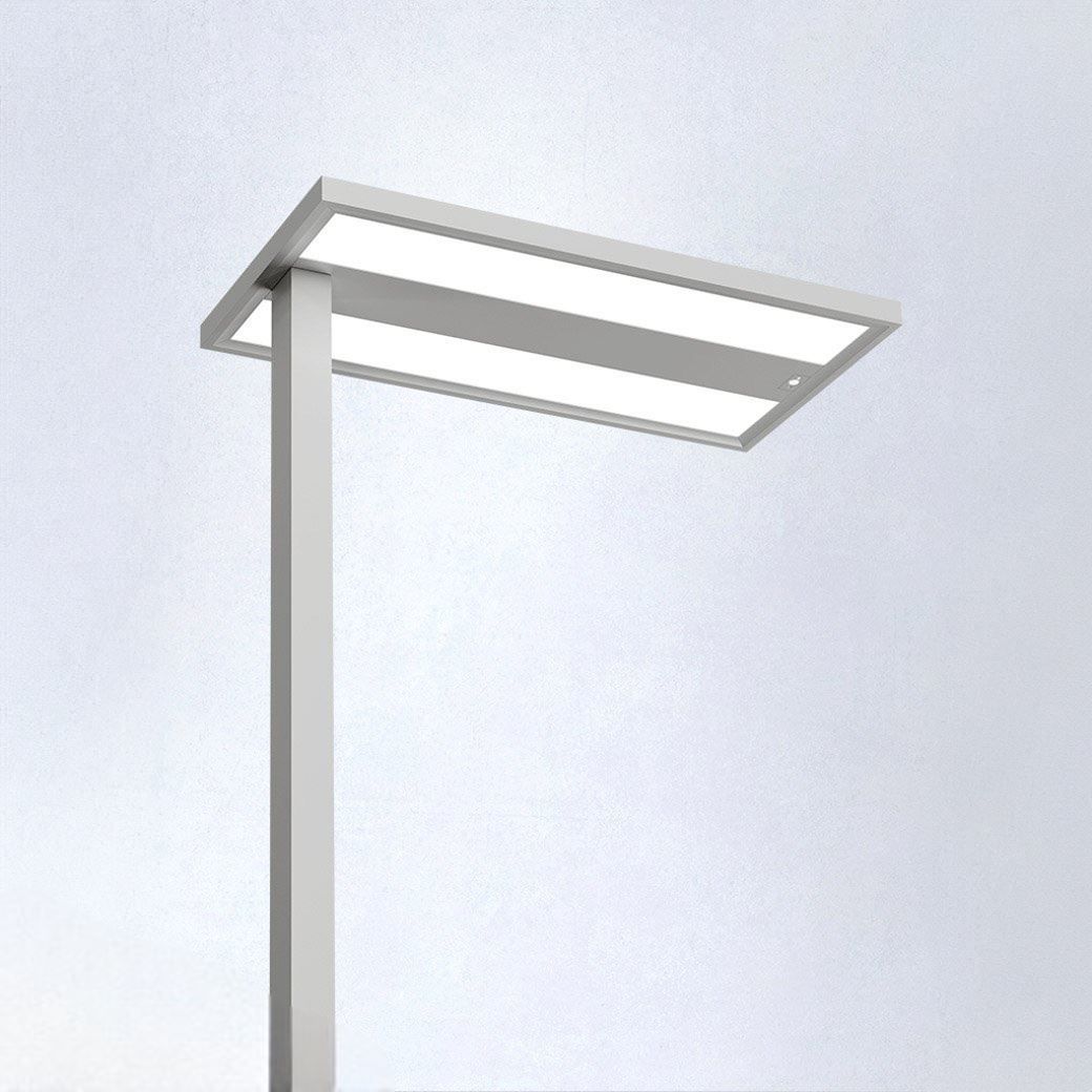 Lampen: Büro Stehleuchte, Silber, 195 cm Höhe – Neu (gemäss Beschreibung) aus Kreuzlingen von Smart-Light 3