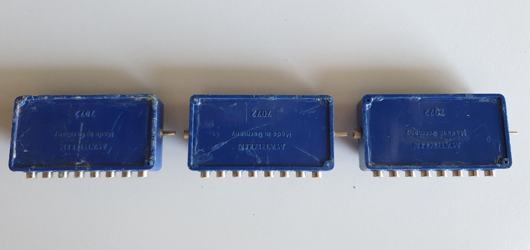 Märklin Modellini di ferrovie: 3x Märklin Stellpult 7072 – Usato da Ernetschwil venduto da Cob1998 3