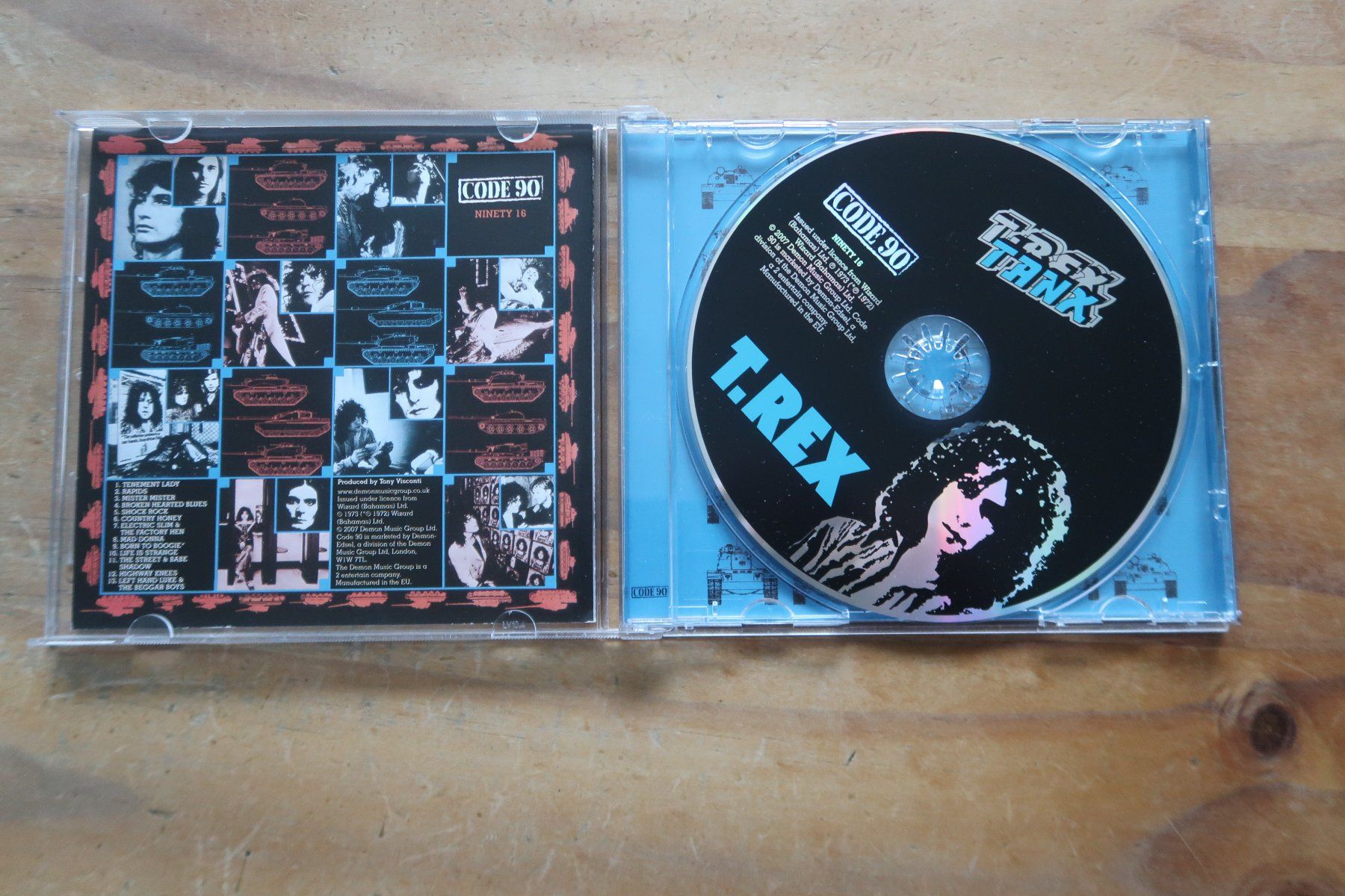 CD: T. REX - TANK - REMASTERED CD – Usato da Basel venduto da Patiscat 4