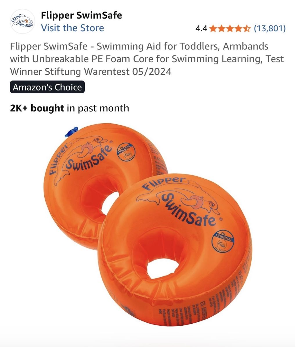 Salvagente: Flipper SwimSafe – Usato da Zürich venduto da 1depe