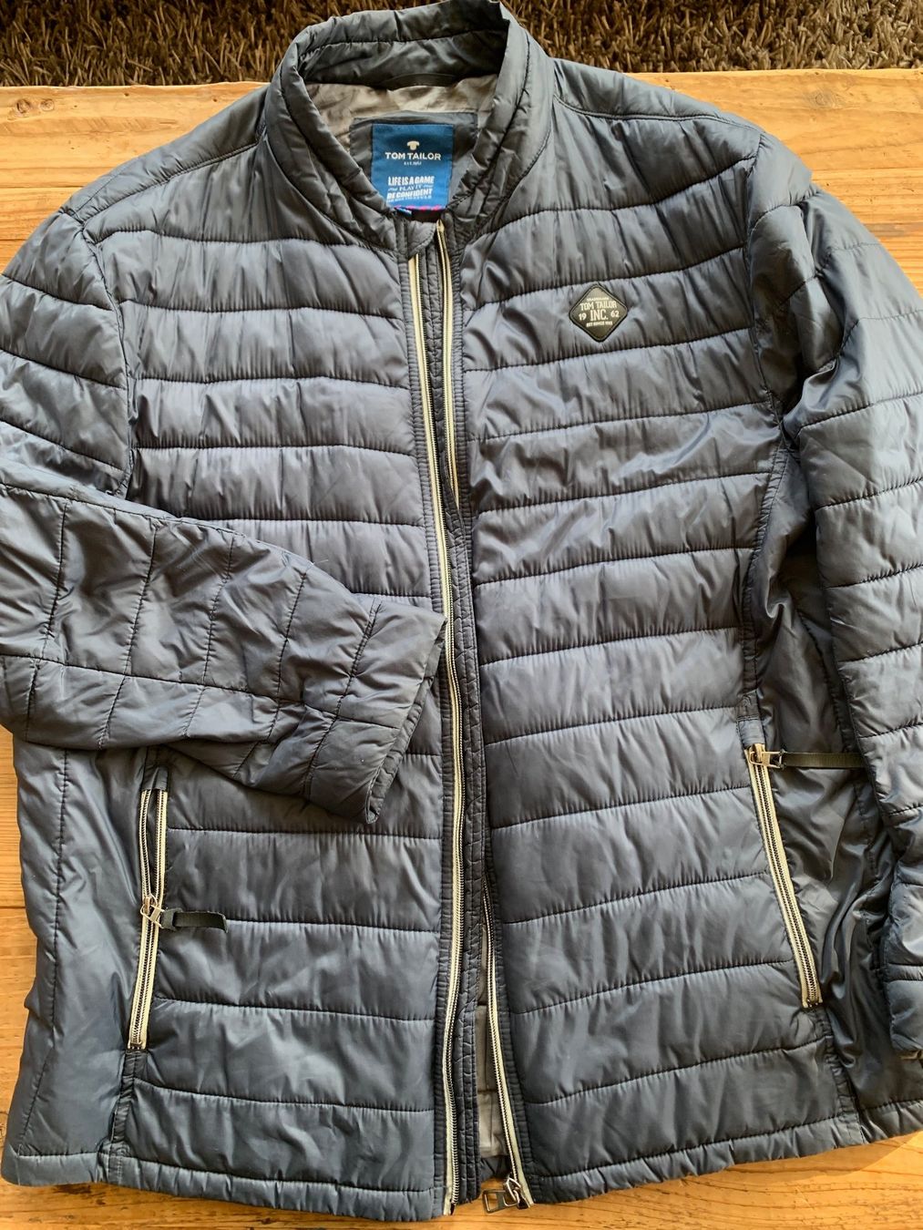 Tom Tailor Jacken: Tom Tailor gesteppte Jacke Herren blau XL – Gebraucht aus Kirchdorf AG von coco123 1
