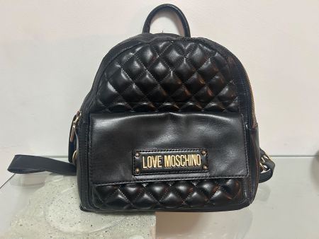Love Moschino Rucksack, schwarz, gesteppt