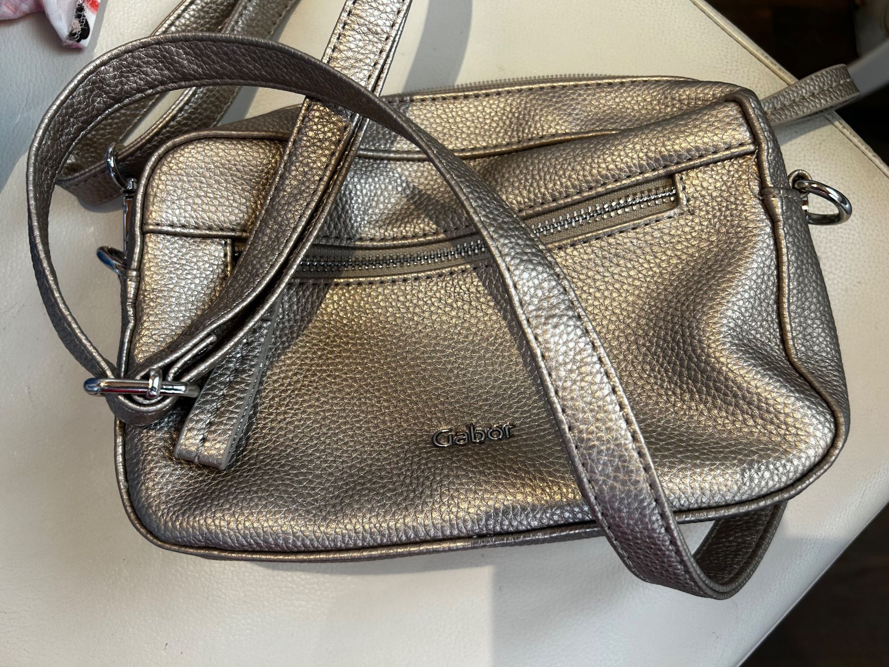 Gabor Borse da donna: Gabor  Schultertasche in beige gold – Usato da Scherz venduto da Mandarine8 3