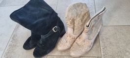 2 paar Stiefel gr.39