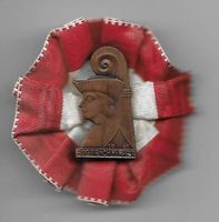 Abzeichen auf  Rosette: Eidgen. Trachtenfest 1961Basel