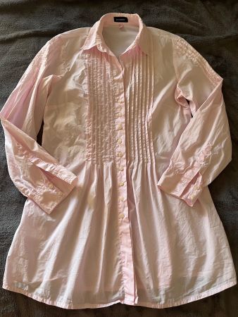New elegant shirt /dress 100% cotton size S