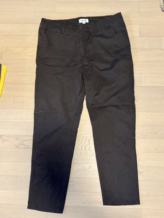 Pantalon chino noir homme Solid W34 L30