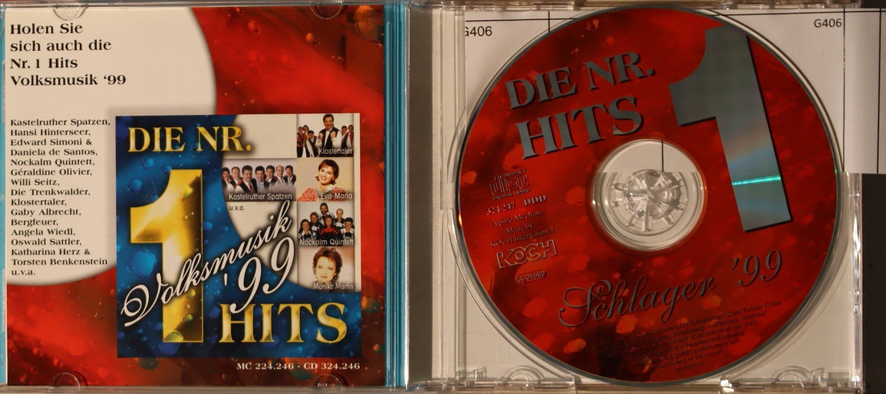 CD: Die Nr. 1 Hits Schlager `99 – Usato da Luzern venduto da CONTENTI 1
