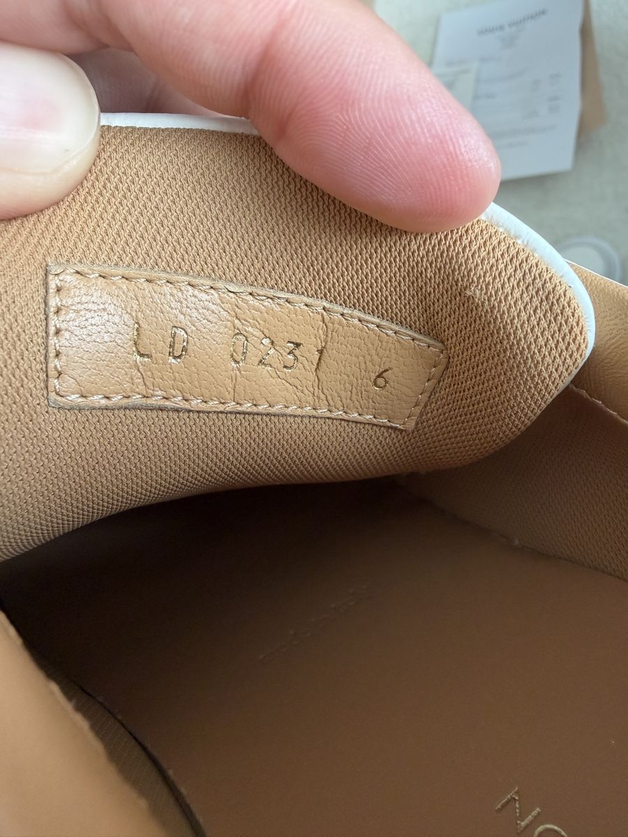 Louis Vuitton Herrenschuhe: Louis Vuitton Beverly Hills Sneaker White Size 6 – Gebraucht aus Ermenswil von takethisitem 5
