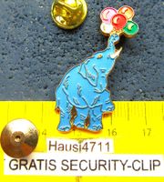 ELEFANT BLAU ERNI LUZERN PIN GEPRÄGT