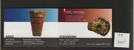 timbre carnet Pro Patria no, 27 de 2015