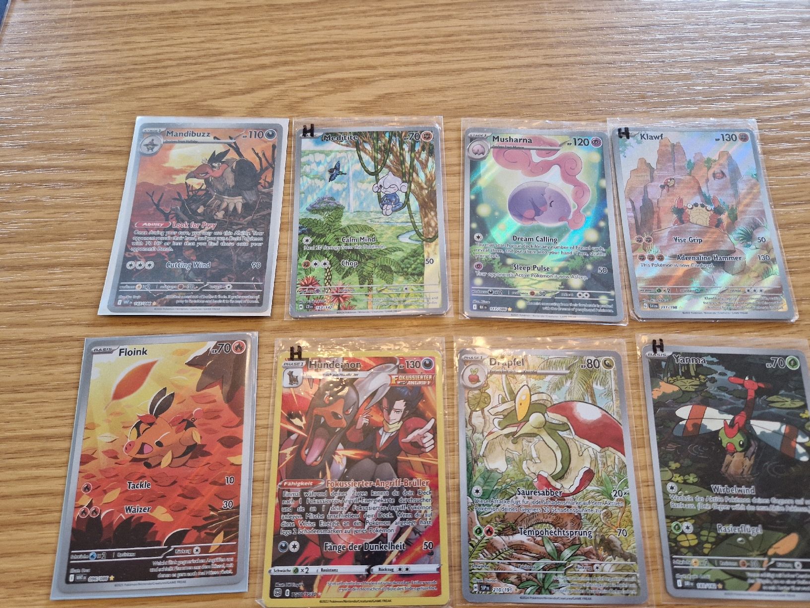 Cartoline: 8 Pokemon Sammelkarten – Nuovo (secondo la descrizione) da Mauren venduto da Julchen13