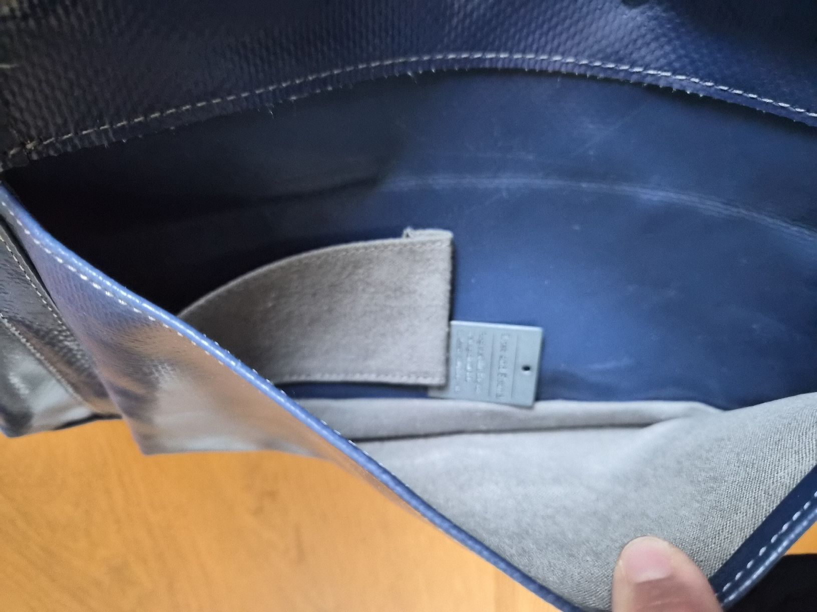 Freitag Borse da donna: Freitag Tasche, blau, Top Zustand – Usato da Schwarzenberg LU venduto da LadySecondhand 5