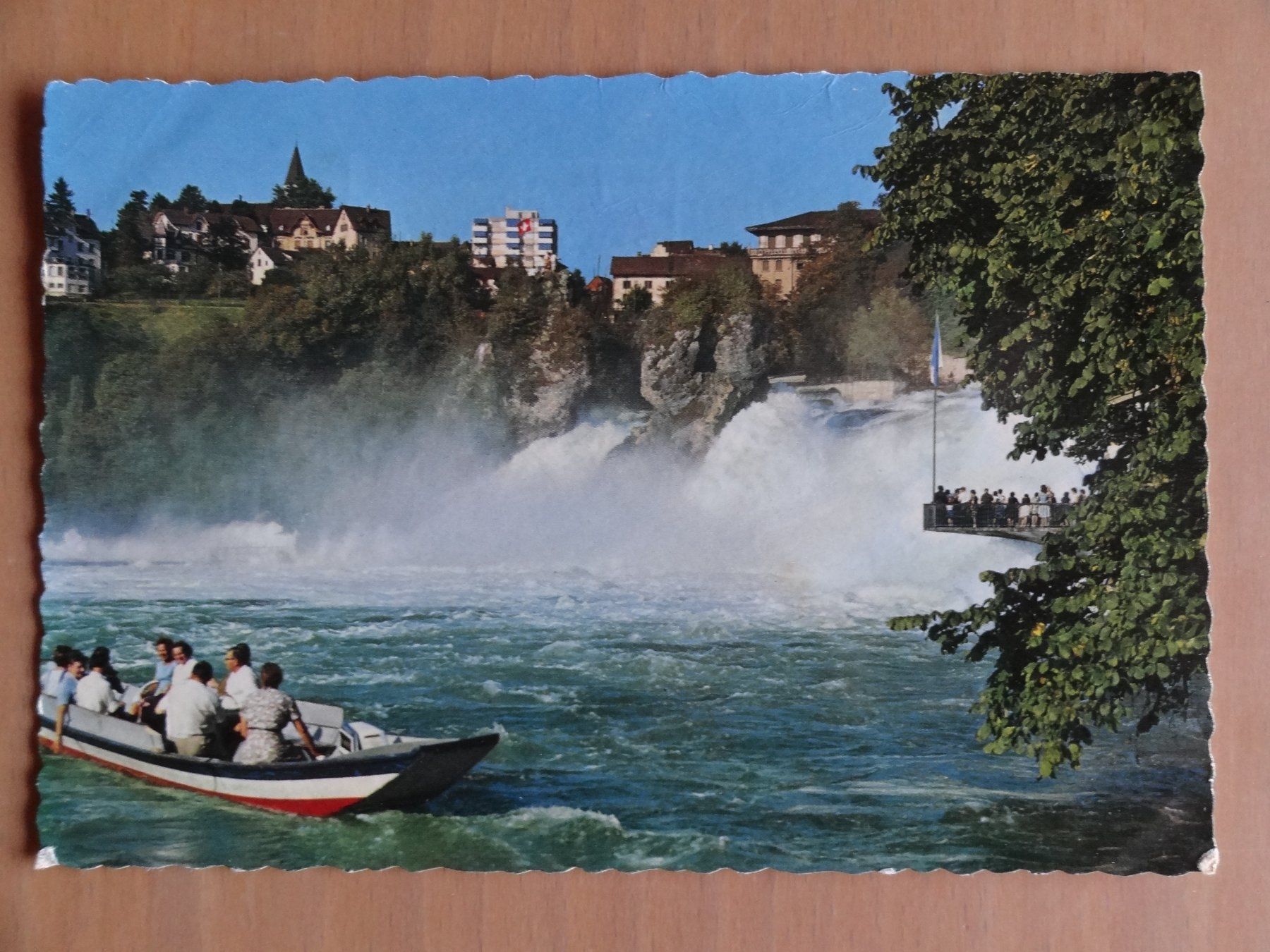 Cartoline postali: Rheinfall - SH – Usato da St Léonard venduto da Riglin