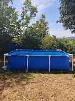 Intex Frame Pool A 2.6m x 1.6m mit Abdeckung und Pumpe 
