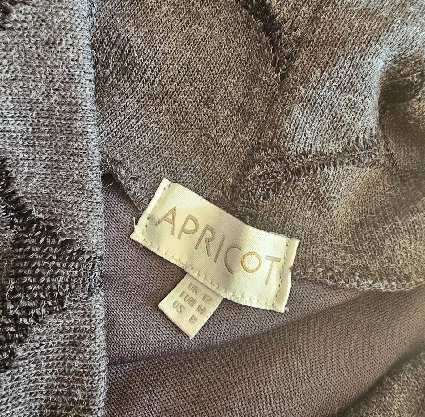 Vestiti: bequemes Strickkleid mit Spitzensaum APRICOT Gr. M – Usato da Füllinsdorf venduto da Sunnebliemli7 2