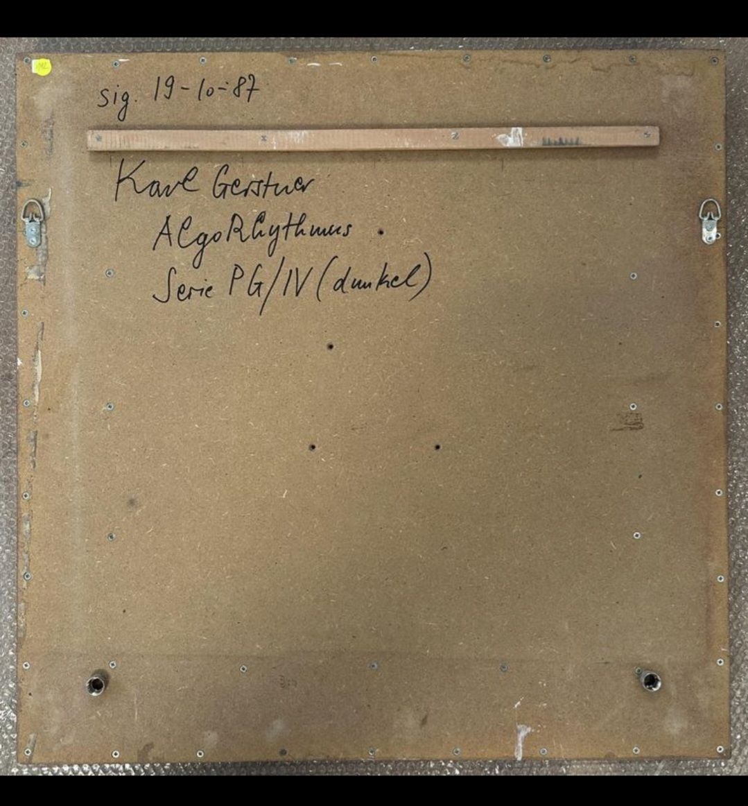 Dipinti: Karl Gerstner AlgoRhythmus Serie PG/IV – Usato da Thalwil venduto da Noa_Nero 2