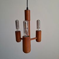 Suspension scandinave teak vintage 1960