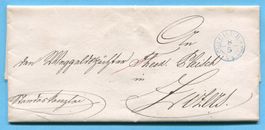 Faltbrief von Chur nach Zizers 1844
