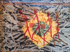 Batik Tuch 2,00 x 1,37 meter Baumwolle