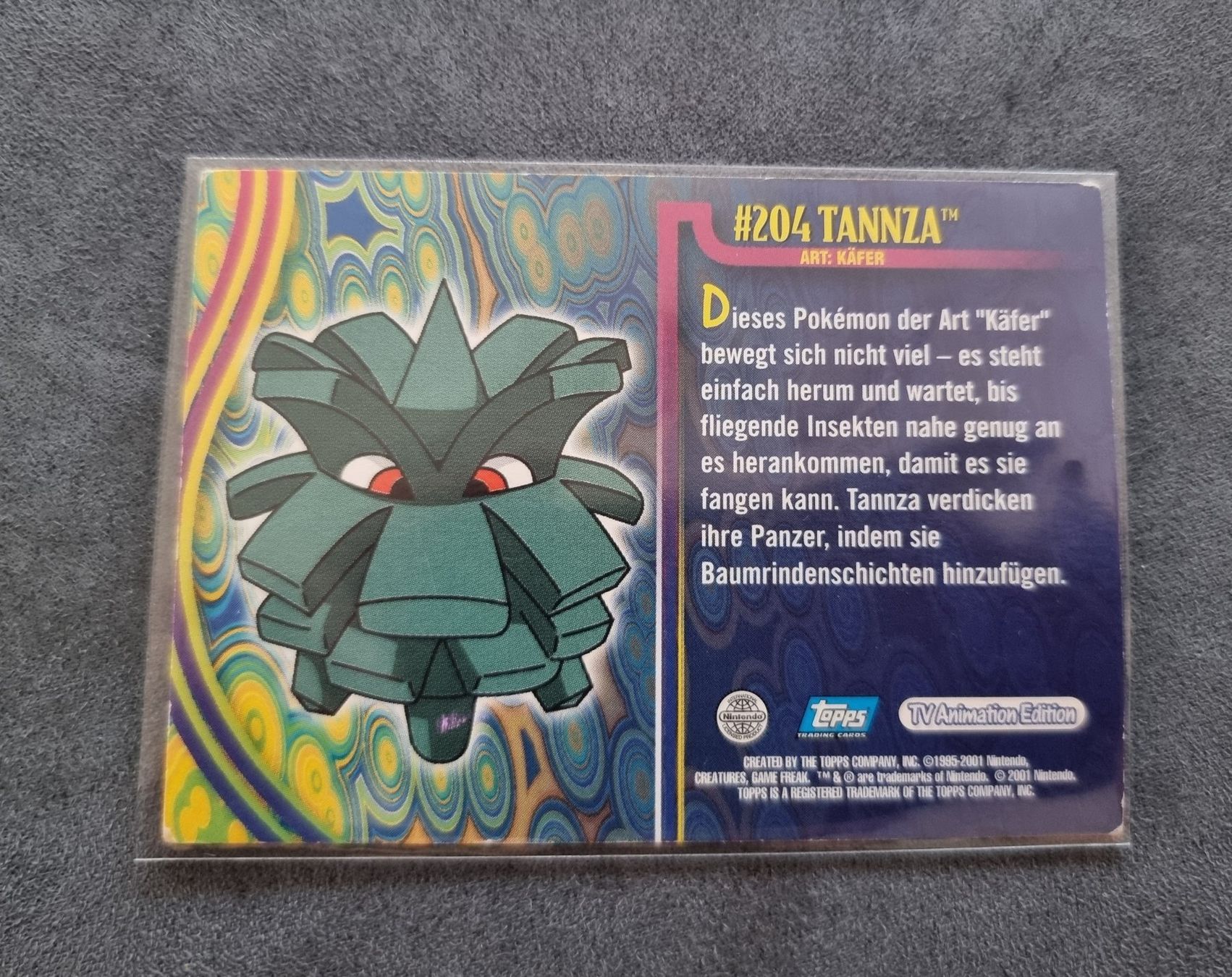 Pokémon Sammelbilder & Trading cards: Pokémon Tannza #204 Topps blau – Neu (gemäss Beschreibung) aus Roggwil BE von S_Cards 1