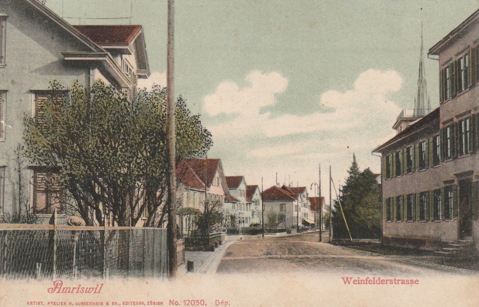 Cartoline postali: Amriswil Weinfelderstrasse – Usato da Rorschacherberg venduto da fratovi2