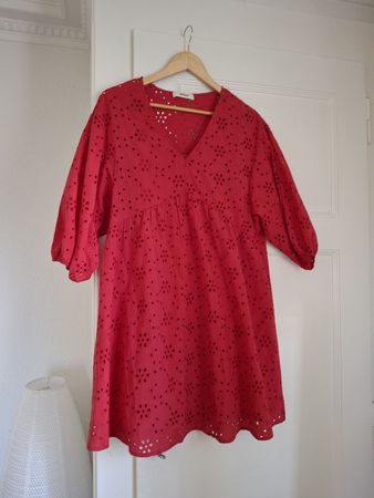 Robe dentelle framboise Promod T38